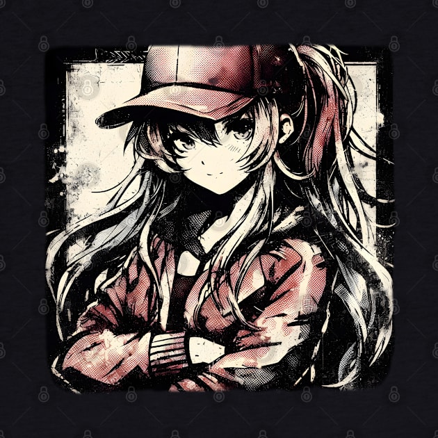 Vintage style Anime Tomboy by HallowedPrints